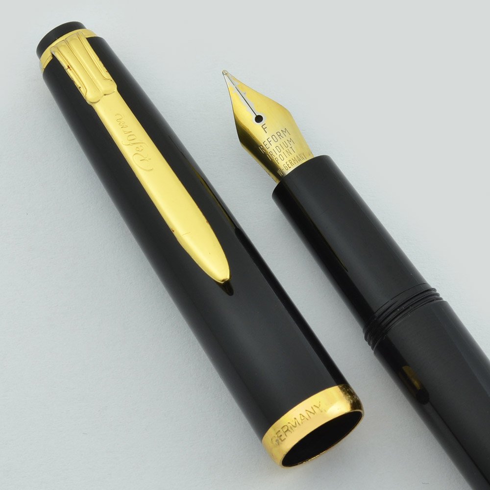 Reform Fountain Pen (Germany) Black, Cartridge Fill, Fine (Very Nice